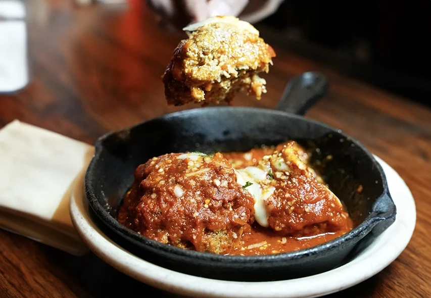 house made meatballs